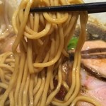 らーめん専門 和心 - 縮れの少ないストレート麺