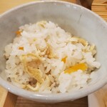 蕎麦とカフェ ひととき - 日替わりかやくご飯