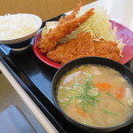 かつや - 料理写真:海老ロースカツ定食
