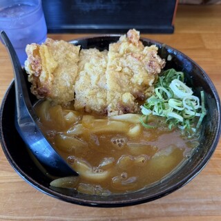 がいな製麺所 - 料理写真:とり天付きカレーうどん（金曜日限定）
