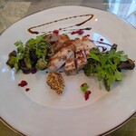 88の翼 - 茨城県産ローズポークのハーブポークソテー　ハンバーグも人気で迷いましたがポークソテーに♪　お腹いっぱいでも食べれちゃう美味しさ！