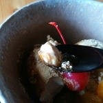 すだち - 昨年食べたかき氷きな粉を思い出します。