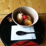 すだち - 和・バニラアイス４５０円