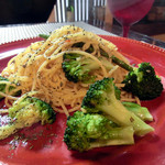 宿場町矢掛の侍イタリアン  - 旬野菜のペペロンチーノ