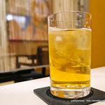 Hanagoyomi Toukyou - レモンジンジャー梅酒のソーダ割り