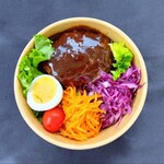  まる福 - 煮込みハンバーグ弁当