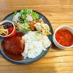 ULUA - ハンバーグプレートランチ