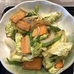 ごはん処 だいこん屋 - だいこん屋定食　野菜炒め