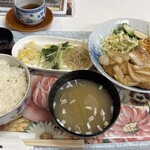 なにわ屋 - 料理写真:しょうが焼き定食¥800