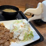 松屋 - 松屋のフレンチドレッシングが一番好き
