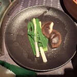 瀬里奈 - しゃぶしゃぶのスープで調理済みの椎茸などです。