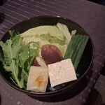瀬里奈 - しゃぶしゃぶの野菜です。