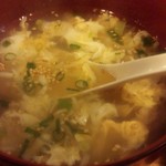 炭道西輪 - たまごスープ