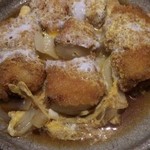 あい炉 - ホエー豚カツとじ850円