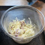 吉野家  - DQウォーク ミニサラダ接写