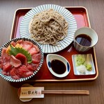 蕎麦や 銀次郎 - 【昼限定】本マグロ丼とざるそば又はかけそば