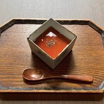 蕎麦や 銀次郎 - 蕎麦茶を使った、そばの香りをしっかり感じる「そばプリン」
