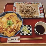 蕎麦や 銀次郎 - 【昼限定】カツ丼とざるそば又はかけそば