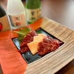 蕎麦や 銀次郎 - 特選馬刺し（画像は1.5人前）