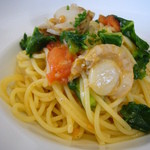 Pasta  LEGGERO - ベビー帆立となばなのペペロンチーノ