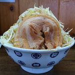 雷そば（大、濃厚、ヤサイマシ）