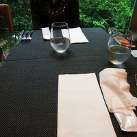 ダイニング 流 - 料理が運ばれる前のテーブル