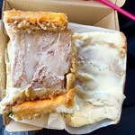 日本一分厚いカツサンド 大阪とんかつ - 