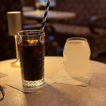Café Landtmann - アイスグラスコーヒー　レモンソーダ