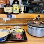 焼肉ホルモンまんのや ハットリ一番 - 和牛カルピセット　1,500円