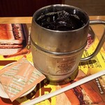 コメダ珈琲店 - ドリンク写真:「たっぷりサイズ アイスコーヒー 甘味抜き」620円税込み♫