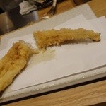 天ぷらあら木 - 穴子