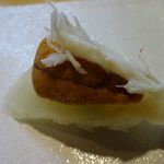 なごみや五感 - ヒラメウニカニ寿司