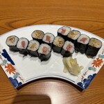山福 - 鉄火巻き、穴子巻き　1,200円？