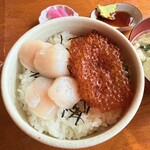 正立食堂 - ホタテいくら丼  2,000円