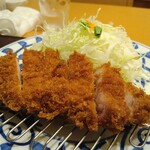 銀扇 - 日替りランチ(ロースカツ)  1300円 大盛無料