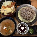 とんから亭 - 料理写真:チキン南蛮丼＆もり蕎麦セット1231円
