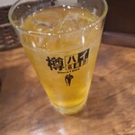居酒屋 縁結 - 焼酎芋黒霧島緑茶割二杯目