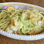 イタリアン・ガレージ - エビのバジルソース(¥2,700)