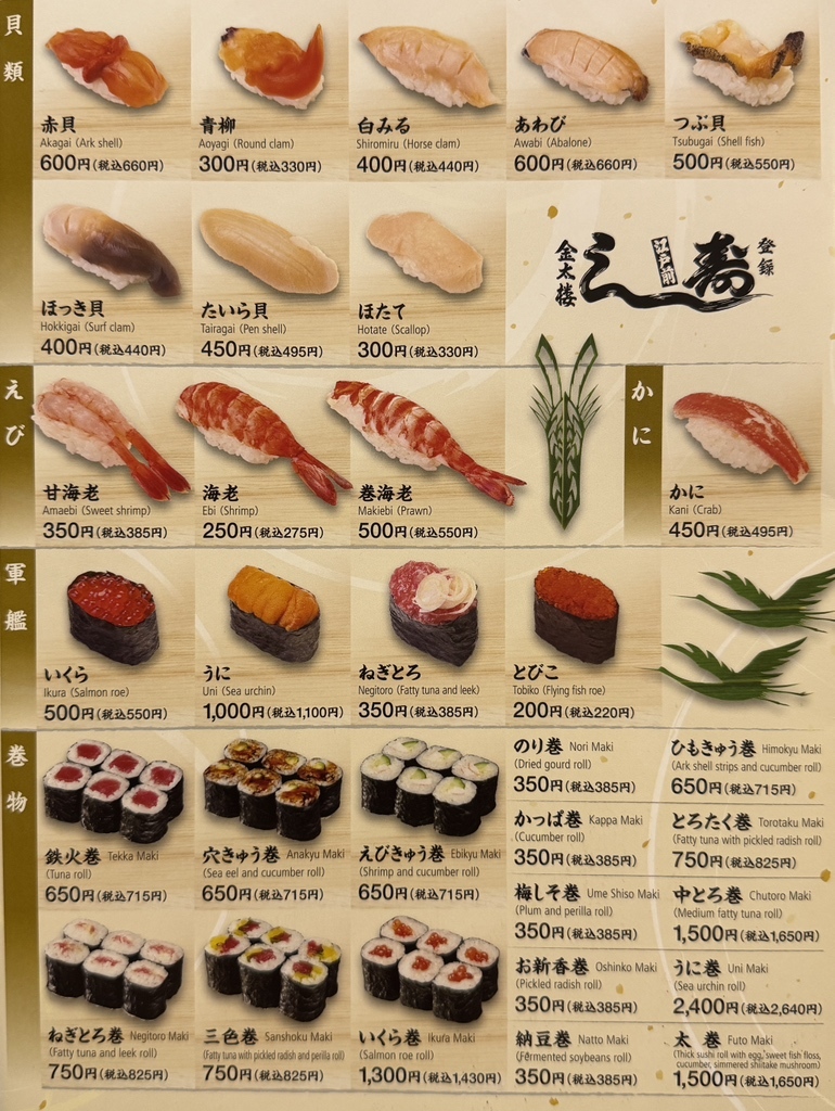 金太 楼 鮨 錦糸 町 店