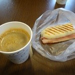 PanoPano - パニーニ260円とサービスコーヒー