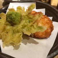 寿司割烹 新潟 日本橋 - ふきのとうと海老しんじょう