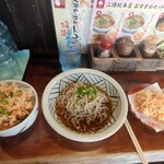 鐘庵 - 料理写真:Aセット　冷たいお蕎麦で