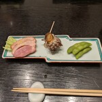 鳥ふじ - 前菜も美味い