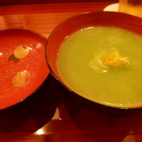 お料理 ふじ原 - うすいえんどうのすり流し