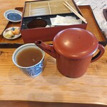 蕎屋すず - 蕎麦湯