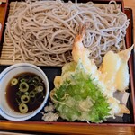 蕎屋すず - 天もりそば(そば1.5倍)