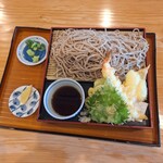 蕎屋すず - 天もりそば(1.5倍)