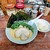 横浜家系ラーメン 魂心家 - 料理写真:醤油らーめん、ライス(中)、ほうれん草の無料TP。