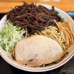 天童製麺 - 油そば大¥1000 4かた 濃いめ + X100 黒キクラゲ ¥100