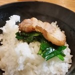 兼山 - オンザ・ライス！（濃い味付けなのでごはんが進みます^^）